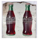 Vintage SST Uncut Coca-Cola Bottle Sign