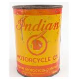 Vintage Indian Motorcycle Oil One Quart Metal Bull