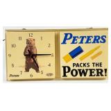 Rare Vintage Peters Ammunition Dealer Advertising