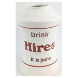 Vintage Hires Root Beer Ceramic Syrup Dispenser