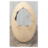 4ft Giant Jurassic Dinosaur Egg Photo Op / Fibergl