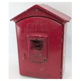 Vintage Gamewell Cast Metal Fire Alarm Call Box