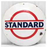 Vintage SSP Standard Oil Convex Advertising Sign