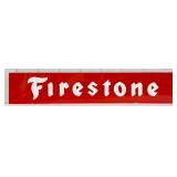 6ft SST Firestone Tires Embossed Advertising Sign