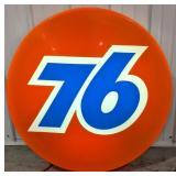 3ft Union 76 Gas Station Lighted Button Sign