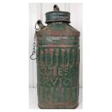 Vintage Cities Service Embossed 5 Gallon Gas / Oil
