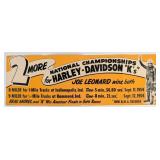 Original 1954 Harley-Davidson Motorcycle Racing De