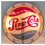 Pepsi-Cola Double Bubble Advertising Clock