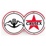SSP Caltex Star Logo Eight-Ball Advertising Sign (