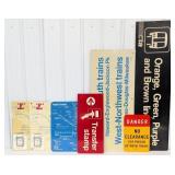 7) Chicago CTA "L" Train Station Signs