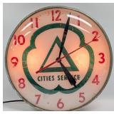 Vintage Cities Services Gas Station PAM Clock