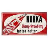 Vintage SST Norka Cherry-Strawberry Soda Advertisi