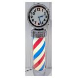 Rare Vintage Koken Clock Top Lighted Revolving Bar