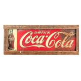 Vintage SST Drink Coca-Cola Advertising Sign w/ Gr
