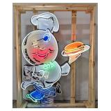 5ft Custom McDonalds Speedee Animated Neon Sign