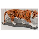 Nearly 4ft Cast Metal Tiger Statue