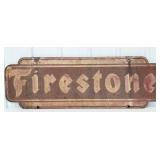 Vintage DST Firestone Tires Sign