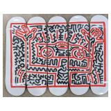 Keith Haring Skateroom Skateboard Deck Art Set