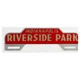 Vintage Indianapolis Riverside Park Speedway Licen