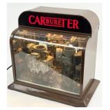 Early Carter Carbureter Glass Lighted Countertop D