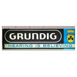 Vintage Grundig HIFI Stereos NPI Lighted Sign