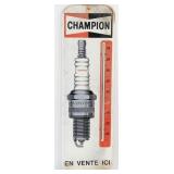 Large Vintage SST Champion Spark Plugs Thermometer