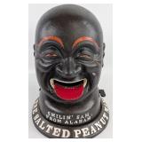 Smilin Sam From Alabam Salted Peanut Man Cast Iron