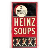 Vintage SST Heinz Soups "2 Minute Service" Adver