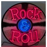 Custom Rock & Roll Spinning Record 2-Color Neon Si