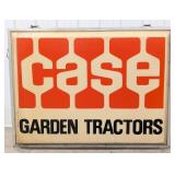 Large Vintage 2-Sided Case Garden Tractors Lighted