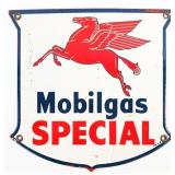 SSP Mobilgas Special Pump Plate Sign