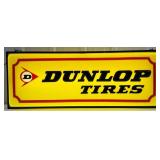 3ft Vintage 2-Sided Dunlop Tires Embossed Lighted