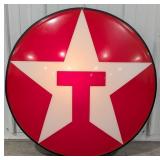 Texaco Gas Station Lighted Button Sign
