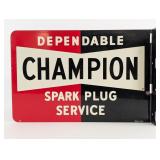Vintage DST Champion Spark Plug Service Flange Adv