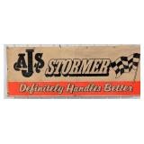7-1/2ft 1960s AJS Motorcycle Dealership Stormer Ca