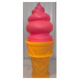Giant Safe-T Cup Blow Mold Lighted Ice Cream Cone