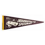 1940s-1950s Indianapolis 500 Speedway Race Felt Pe