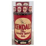 Rare Vintage Kendall Motor Oil Rolling Oil Can Dis