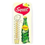 Vintage Enjoy Squirt Metal Advertising Thermometer