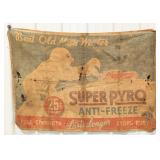 Early Super Pyro Anti-Freeze Cloth Advertising Ban