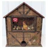 Early German Coin Operated Egg Vending Machine