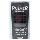 Custom Vintage 1ï¿½ Pulver Wall Mount Gum Vendor