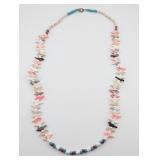 Vintage Heishi Beads & Mother Pearl Bird Fetish Ne