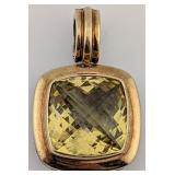 David Yurman Sterling & 18K Gold 8 CT  Lemon Citri