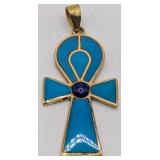22K Gold Egyptian Ankh "Sign of life" Pendant