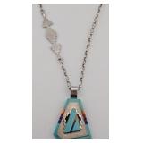Vintage Sterling Navajo Herb & Veronica Thompson T