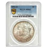 1892-O U.S. Morgan Silver Dollar PCGS MS 62