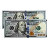 (2) Series 2009 $100 Uncirculated Consecutive Numb