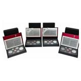 1986-1987-1988-1989 Canada Proof Sets With Silver