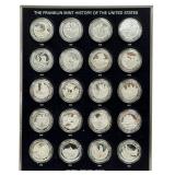 20 Piece Franklin Mint History Of The United State